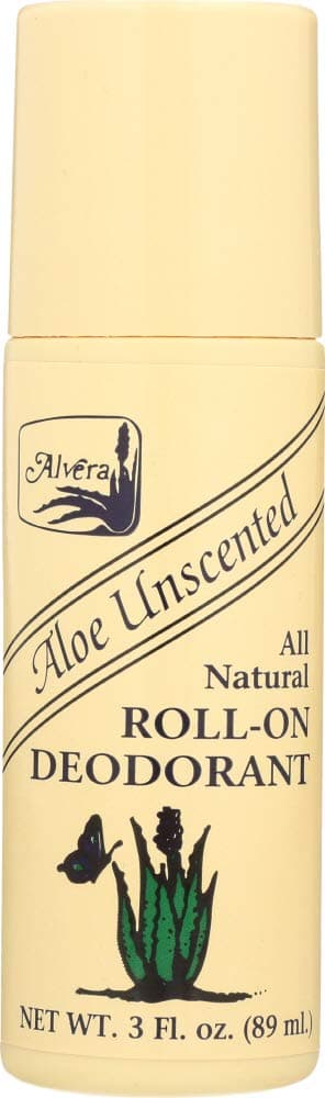 Aloe Based Rollon Deoderant Unscented 3oz by Alvera