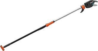 GARDENA StarCut 160 plus: Hedge and tree lopper for cutting of hedges and branches,160 cm total length, 3.5 total reach, up to 200° cutting angle (12000-20), Blue; Orange; Black; Grey; Turquoise