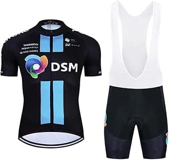 2023 World Tour Pro Team Cycling Jersey Set,Men's Breathable MTB Bike Shirt Bib Short Kits GEL Paddad