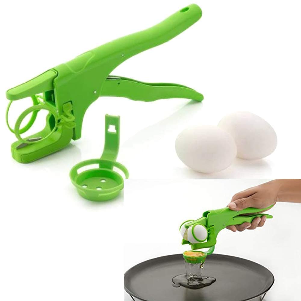 SEM'S Collection Egg Cracker Vietnam Eazy Egg Cracker Eazy Egg Breaker Eazy Egg Opener Easy Egg Cracker Breaker Opener Egg Opener with Detachable Separator Easy Egg Cracker