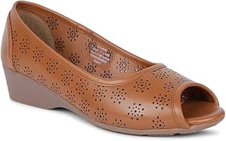 Bata Womens Sarina Peeptoe Ballerinas, (6516041), 6