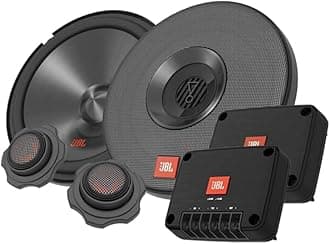 JBL Club 602CTP 2-Way Car audio System - 210 Watt Component Car Speaker Set with 165mm Woofers, Tweeters and Crossovers