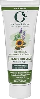 Plant-Based Lavender & Peppermint Soothing Hand Cream For Women | Vitamin C & E for Skin Protection | Hydrating Hand Cream & Moisturizer with Organic Shea Butter for Dry & Cracked Hands |