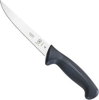 Mercer Culinary M23810 Millennia Black Handle, 6-Inch Wide, Boning Knife