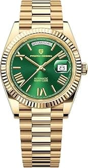 Pagani Design 1752 Men's Automatic Watch, Date Watch Men's, Sapphire Glass, Japan Imported Movement, Self-Winding Movement Stainless Steel Watch, 100M Waterproof.