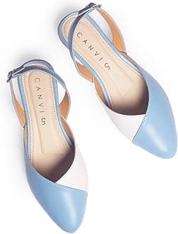 CANVI Stylish | Fancy | Comfortable Women's Ethnic Flats Sandals for Women and Girl, Synthetic Leather Sandals Casual Summer Beach Shoes Sandal