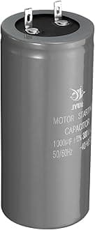 PATIKIL CD60 Motor Start Capacitor 1000uf 300V 50/60Hz Aluminium Round Start Capacitor for Air Conditioners, Electric Motors