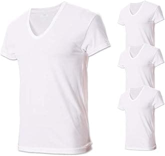 Try Men's Premium Basic Running Short Sleeve Undershirts 100% Cotton Multi Pack (3, XL (105))