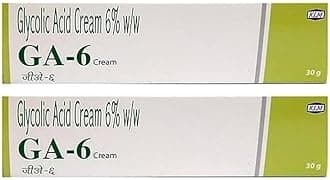 GA-6 Glycolic Acid 6% cream for all skin types - 30g (pack of 2)