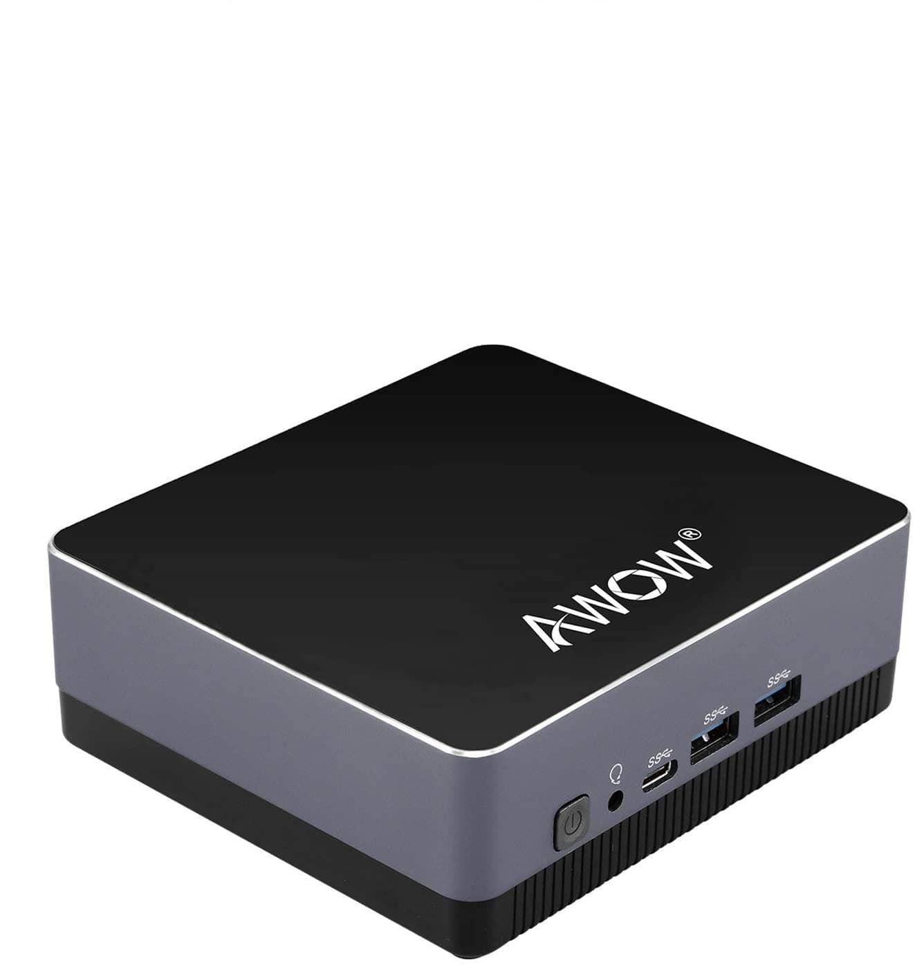 AWOW Mini PC Windows 10 Pro, Micro Mini Desktop Computer 8GB DDR 256GB SSD Intel Core i3 5005U 2.3GHz 4K UHD Graphics 2.4G+5G Dual WiFi, Dual HDMI, Gigabit Ethernet, Type-C