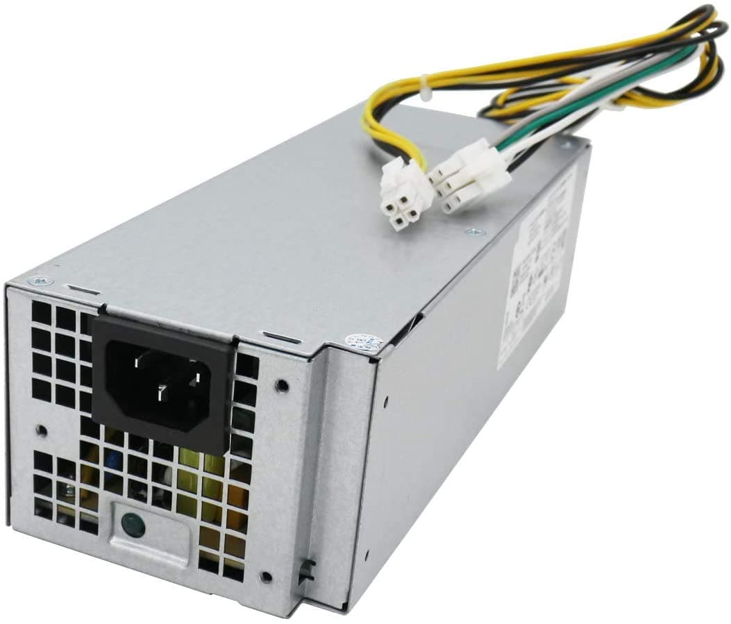 LXun L240ES-00 H240ES-02 Power Supply B240AM-02 240w PSU Compatible with Dell OptiPlex 3050 5050 7050 Mini Tower J61WF DK87P F484X DW3M7 HT04K (6Pin + 4Pin Connector)