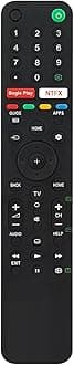 WINFLIKE RMF-TX500P Remote Control Replace for Sony Bravia KD-75X8507G KD-75X9507G KD-55X9507G KD-85X8007H KD-49X9500H KD-85X9507G KD-55X8507G KD-65X8507G KD-65X9507G LED LCD TV