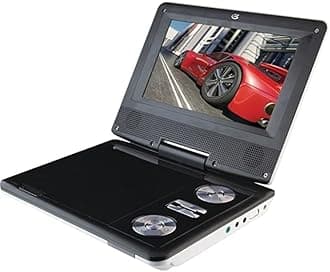 Star Home Portable DVD Player with 9.8 Inch Swivel TFT LCD Screen | USB/SD Card/CD Reader Controller, Kids Mobile DVD Player