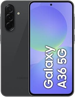 Galaxy A36 5G, Android Smartphone, 128GB Storage, 8GB RAM, Awesome Black, 6x OS Upgrades, Large Display, Octa-Core Processor (UAE Version)