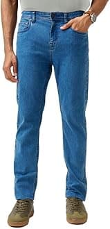 The Pant Project Men's Slim Fit Stretchable Jeans Denim Cotton Pants Stylish Ankle Length Jean