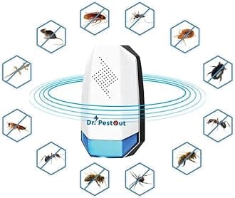 Ultrasonic Pest Repellent Machine to Repel Lizard, Rat, Cockroach, Mosquito, Home Pest & Rodent Repelling Aid for Reject Ants for Reject Insect Mosquito Killer Machine Lizard (Pack of 1)