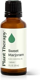 Plant Therapy Sweet Marjoram Essential Oil 30 mL (1 oz) 100% Pure, Undiluted, Soothing Aromatherapy for Digestive Support and Sore Muscles