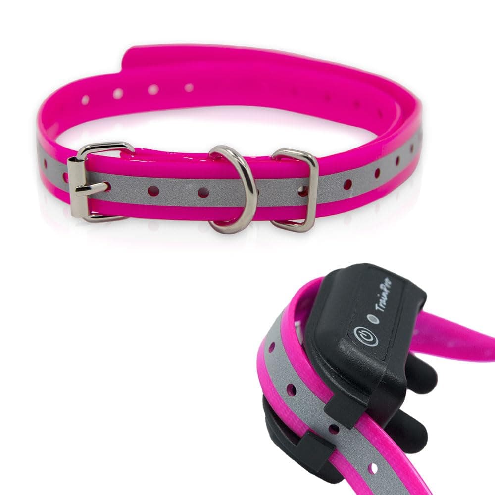 Universal 27 ½” X ¾” Replacement Band Strap for Dog Training Collar - Adjustable Waterproof TPU for Remote E-Collar, Static/Vibration Shock Trainer, Fits Most Bark Control & Obedience Devices