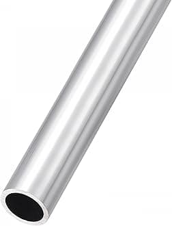 sourcing map 6063 Aluminum Tube (20mm OD x 16mm ID x 300mm L), Aluminum Round Tubing - for Home Furnishing, Machinery, DIY Handicraft