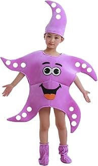Quenny children's marine animal costume,seahorse octopus starfish crab Halloween dance costume.