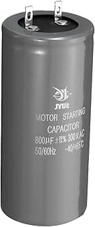 PATIKIL Motor Start Capacitor, 800uf 300V 50/60Hz CD60 Running Capacitor Starting Capacitor for Air Conditioners, Electric Motor Starts Running