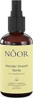 Wonder Growth Spray for Women, 9-in-1 SuperBoost, Natural Hair Loss Treatment with Coffee Bean Extract & Cynatine Keratin for Thicker, Healthier Hair Promotes Significantly Fuller Hair in 8-12 Weeks