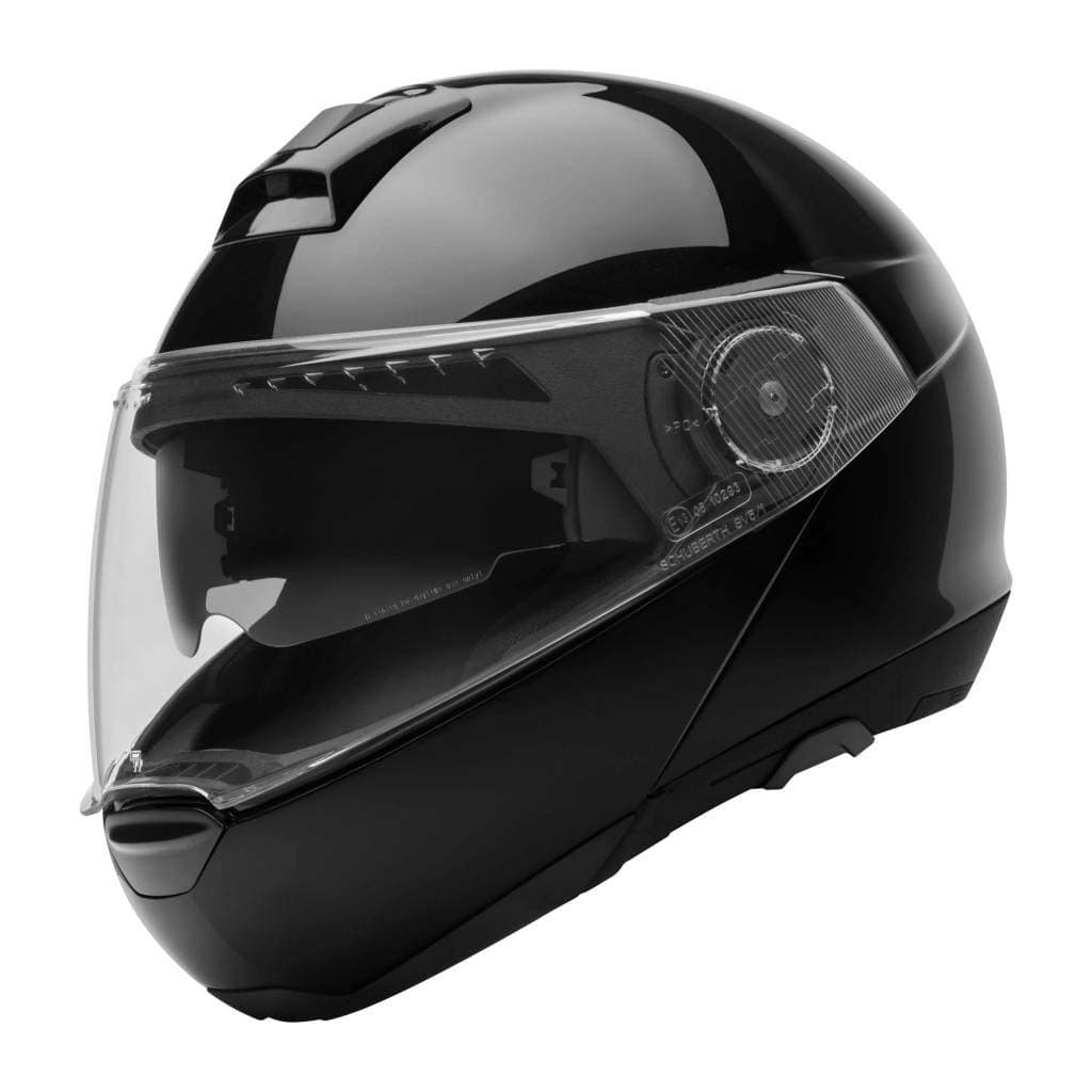 Schuberth C4 Helmet - Solid Glossy Black (M)
