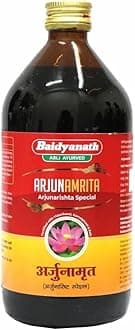 Baidyanath Asli Ayurved Arjunamrita - 450ml | Ayurvedic Herbal Tonic with Arjuna, Vidarikand & Kamal Phool | Traditional Wellness Support