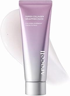 AROCELL Super Collagen Wrapping Facial Mask 50g – Korean Peel Off Face Mask Pack with Collagen Film Care | Hydrating, Firming & Elasticity Boosting Exfoliating Skincare | BSS Skincare Must-Have