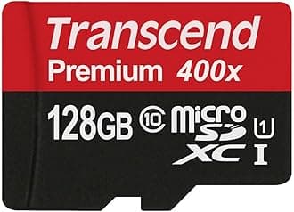 Transcend 128GB microSDXC/SDHC Class 10 UHS-I 600X (Ultimate) Memory Card with Adapter