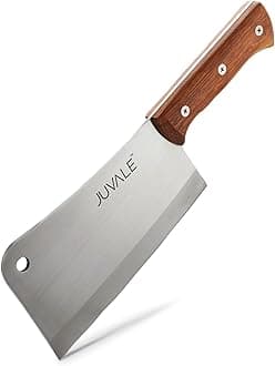 Juvale Juvoice Meat Cleaver Butcher Knife (8 Inches)