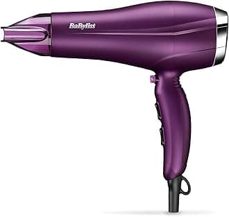 Velvet Orchid 2300 DC Hair Dryer, Built-in 3 Heat & 2 Speed Settings With Cool Shot, Ionic frizz-Control For Smooth Hair, Stylish Lightweight Design For Comfort Use, 5513PSDE