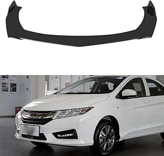 Car Front Bumper Lip For H-onda City 2015-2019,ABS Body Spoiler Splitter Kit