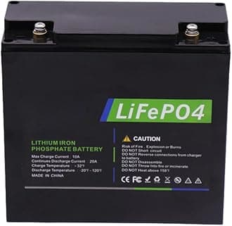 12V 20Ah LiFePO4 Battery 12.8V 20AH 22.5AH 24AH 26AH Lithium Battery 3000+ Deep Cycle 12 Volt Rechargeable Lithium Ion Phosphate Battery with BMS