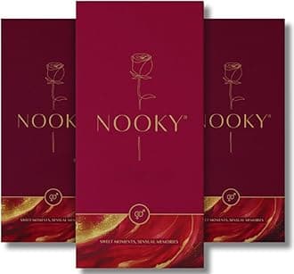 Nooky Dark Chocolate Bar for Men and Women | Premium Mood-Uplifting Treat | Luxurious Gift | Vegan & Gluten-Free Delight | 120 g (pack of 3)