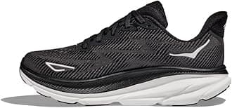 HOKAONEONE CLIFTON 9 WIDE CLIFTON 1132210 Men's Running Shoes, Running, Road, Marathon, Runchew, Thick Bottom, Black, White, Blue, multicolor (black / white), 26.0 cm