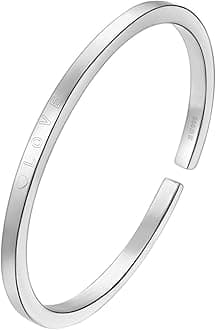 999 Solid Sterling Silver Bangle Cuff Bracelets for Women's | Sterling Silver Bracelet | Silver Jewelry | Silver Bracelets for Women | Jewelry for Women | Charm Bracelets for Women