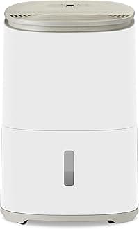 MeacoDry Arete® One 12L Warm Pebble Dual Dehumidifier & HEPA air purifier for smaller sized houses or flats - prevents damp and condensation - ultra-quiet, low energy, laundry mode- five year warranty