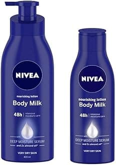 Nivea Moisturizing Lotion Body Milk, 400ml And Nivea Moisturization Lotion Body Milk, 120ml