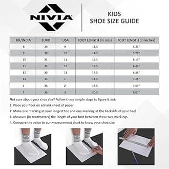 NIVIA Crick-200 Cricket Shoes for Men | Flexible Mesh & TPU Construction| Cushioned Die Cut NR EVA Insole| Durable Rubber Sole| Designed to Elevate Your Performance on the Playground| Cricket Sport Shoes