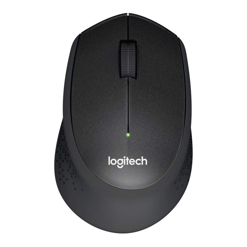 Logitech M330 Silent Plus Wireless Mouse (USB for Windows/Mac/Chrome OS/Linux) - Black (Renewed)
