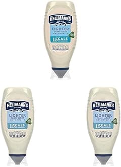 Lighter than Light Mayonnaise 100% recycled plastic bottle light mayo for sandwiches, wraps, and salads 750 ml (Pack of 3)
