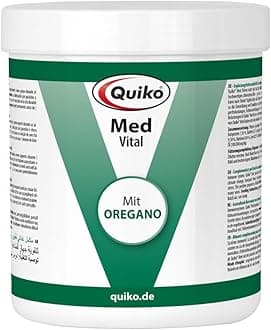 Quiko Med 250g - Specially extracted oregano for pet birds and racing pigeons - optimal nutrition to strengthen the immune system