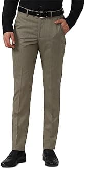 Peter England Men's Slim Pants