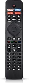 ExploreHome NH800UP RF402A-V14 IR Replacement for All Philips Smart TV Remote Control, Replacement Remote for Philips Android LED LCD 4K Smart TV 43PFL5766 50PFL5604 65PFL5504 65PFL5604 75PFL5704