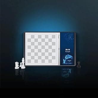 Evo AI Chess Computer — Built-in Maia Engine, Customizable Chess Bot, Full Piece Recognition, LED Lights — Play Online on Major Chess Platforms — Smart Electronic Chessboard