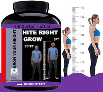 Hite Right Grow | Increase Body Bones | Height Increaser | Body Height Growth | Powder| Pack of 1
