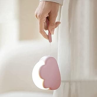 – Valensole Cloud Kids Night Light, Cute Nursery Light for Baby, Bedroom Night Light with 2-color Dimmable, USB Rechargeable, Portable, LED with Silicone Detachable Lanyard, Camping Lamp (Pink)