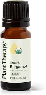 Bergamot Organic Essential Oil. 10 ml (3.3 oz). 100% Pure, Undiluted.