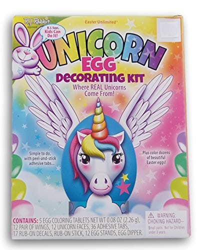 Easter Unlimited Unicorn Easter Egg Decorating Kit